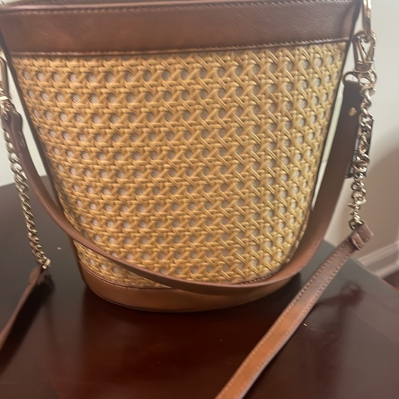 INC International Concepts Natural Crossbody Purse - Picture 8 of 9